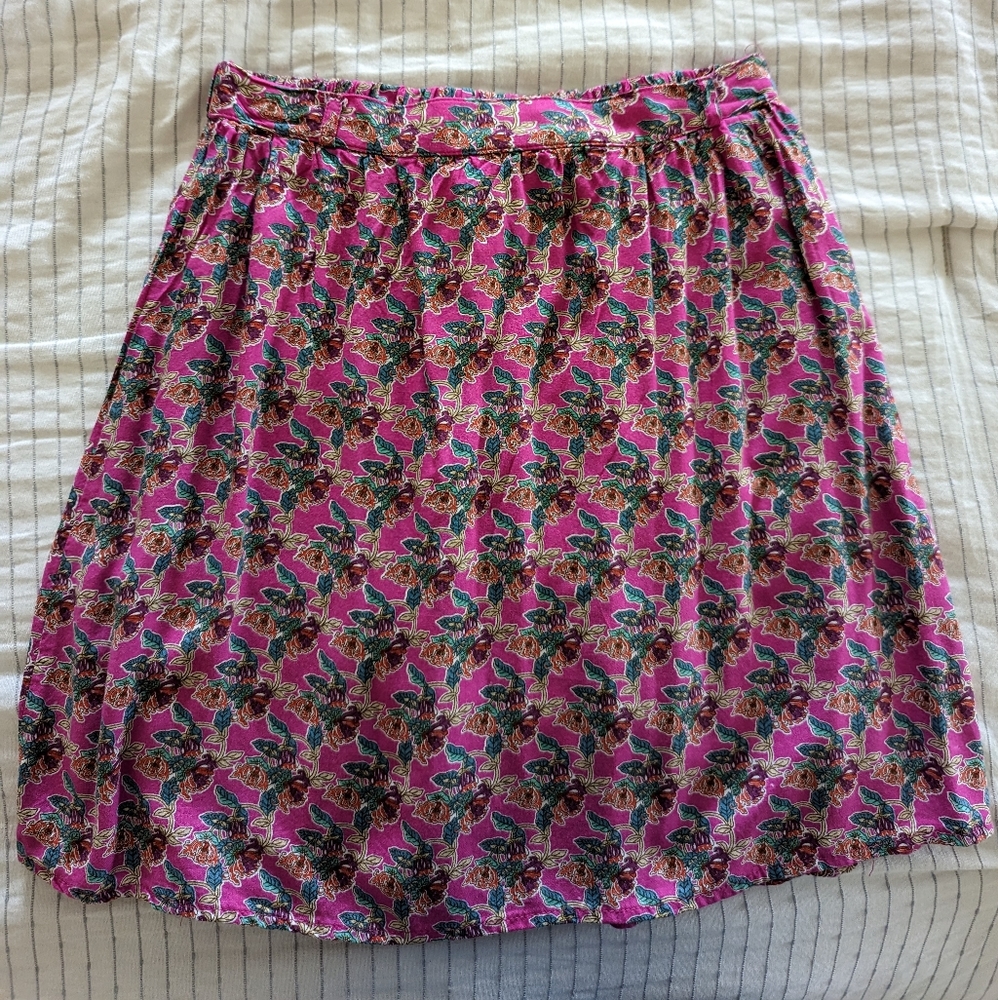 Floral Mini Skirt